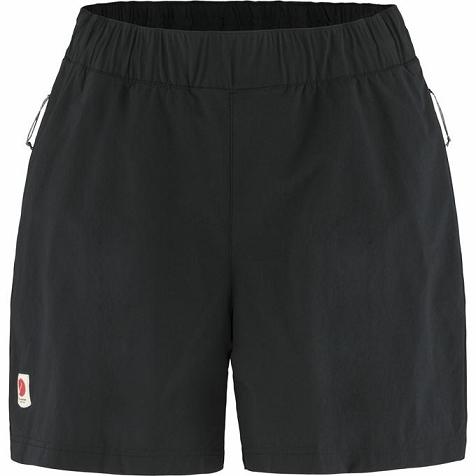 Fjallraven Women High Coast Shorts Black PH44335 Philippines